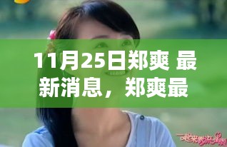 郑爽最新消息汇总，聚焦三大要点，了解最新动态（11月25日）