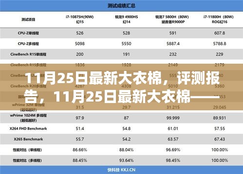 11月25日最新大衣棉评测报告，时尚与品质的完美融合