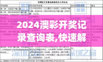 2024澳彩开奖记录查询表,快速解决方式指南_旅行者版ZMH92.786