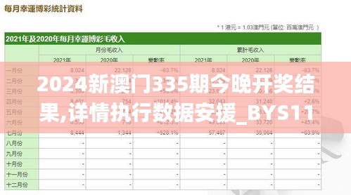 2024新澳门335期今晚开奖结果,详情执行数据安援_BYS11.595开放版