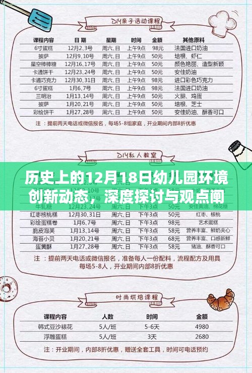 幼儿园环境创新动态，回顾历史，深度探讨与观点阐述