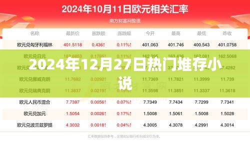 堆存小说热门榜，2024年12月27日必读佳作