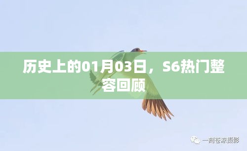 S6热门整容回顾，历史上的1月3日盘点