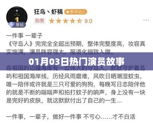 热门演员故事，一月三日回顾