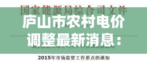 庐山市农村电价调整最新消息：庐山市供电公司官网 