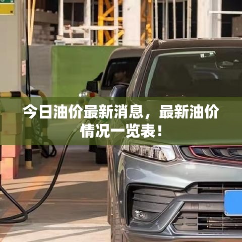 今日油价最新消息，最新油价情况一览表！